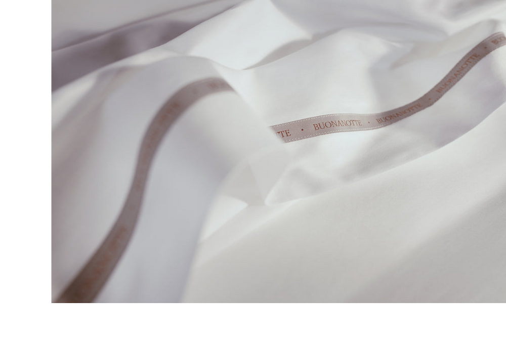 Image of detail of LETTO Buonanotte ribbon