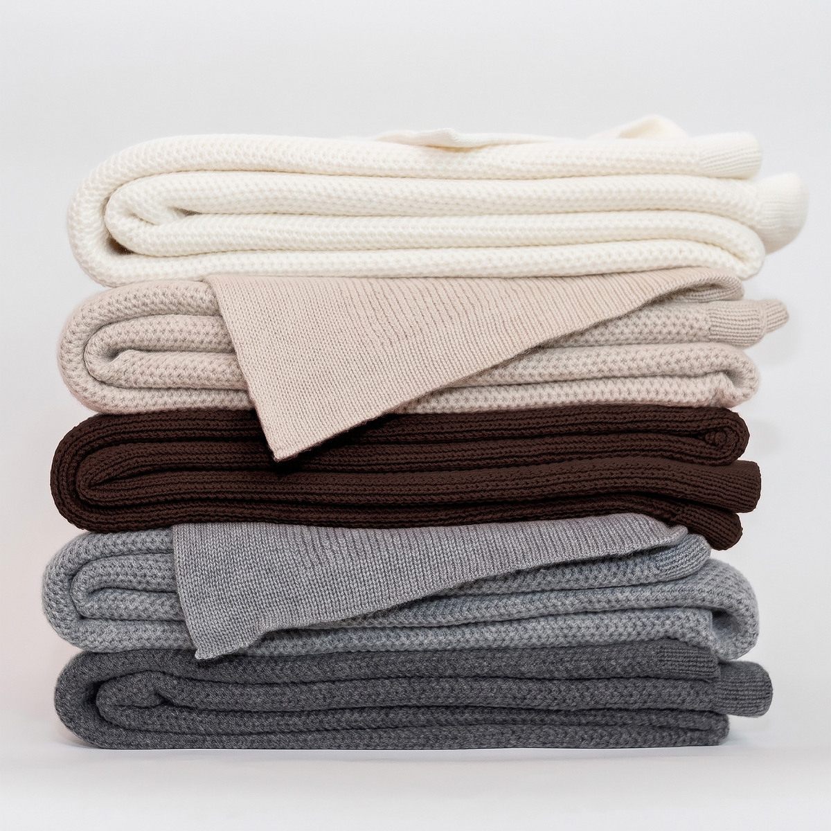 Domenica | Knit Cashmere Throw Blanket data-image-id=